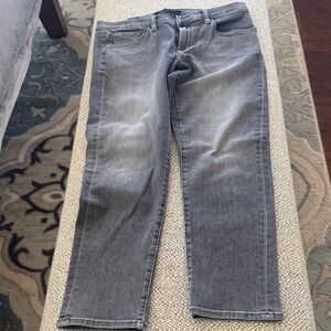 J Brand Sadey Slim Straight Leg Jeans in Faded Gray